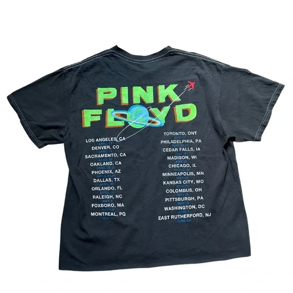 NWOT Pink Floyd Classy Crop Graphic Tee - Picture 2 of 2